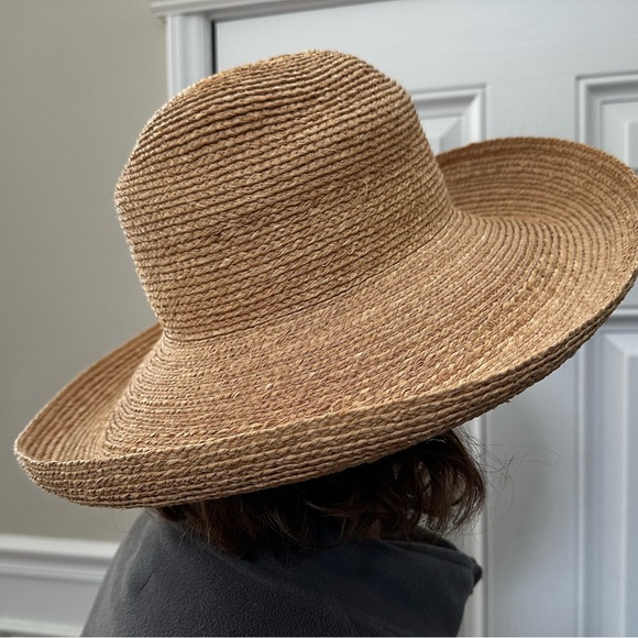Helen Kaminsky (Aust Made) Raffia Wide Brim Soft Hat - Picture 9 of 9